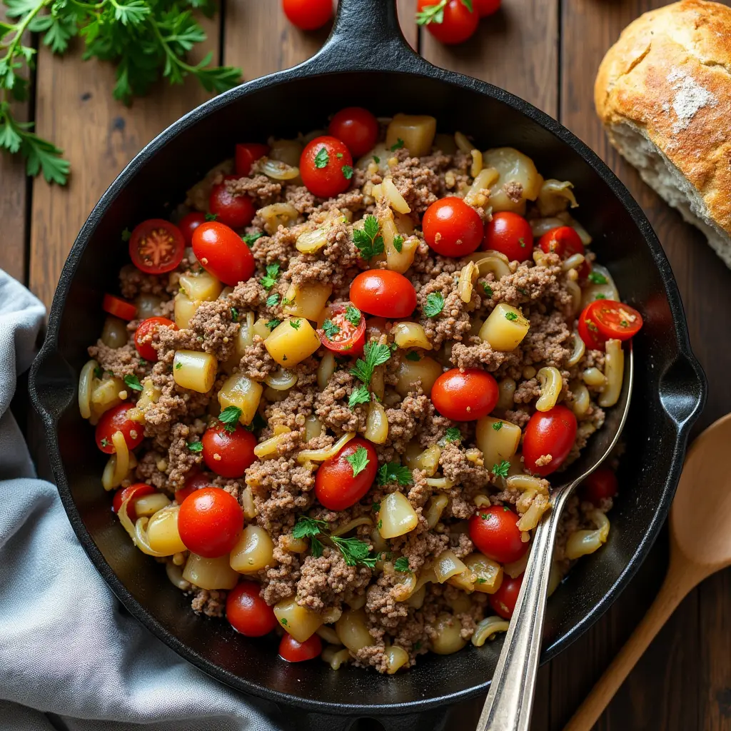 Cabbage and Ground Beef