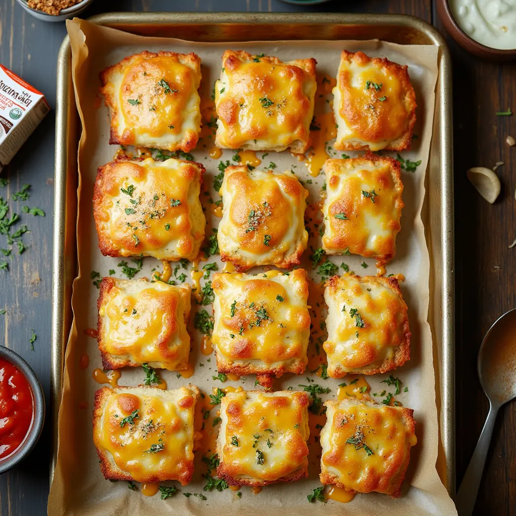 Cheesy garlic bread
