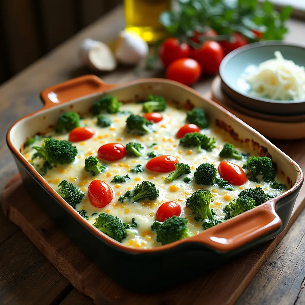 Creamy Baked Broccoli
