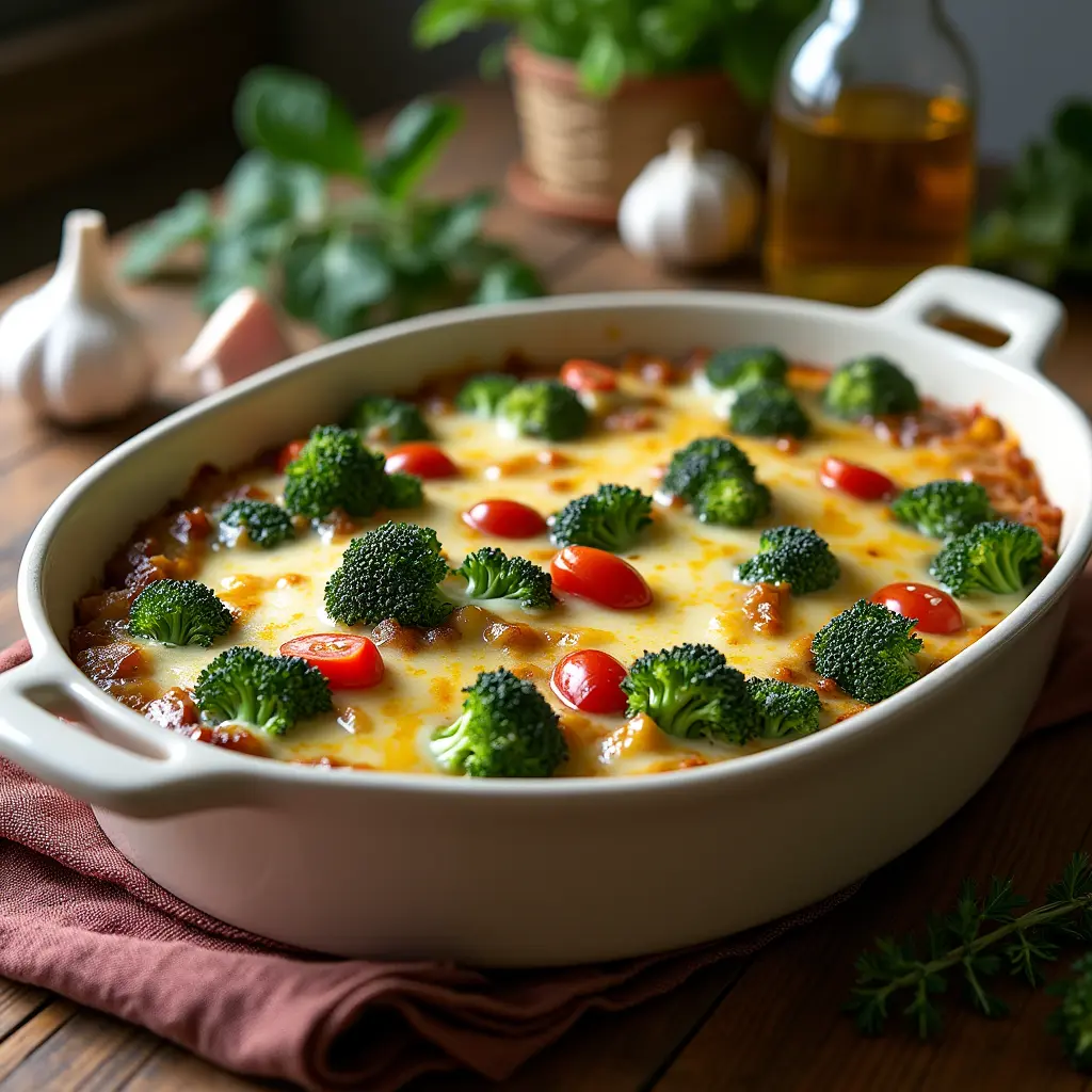 Creamy Baked Broccoli