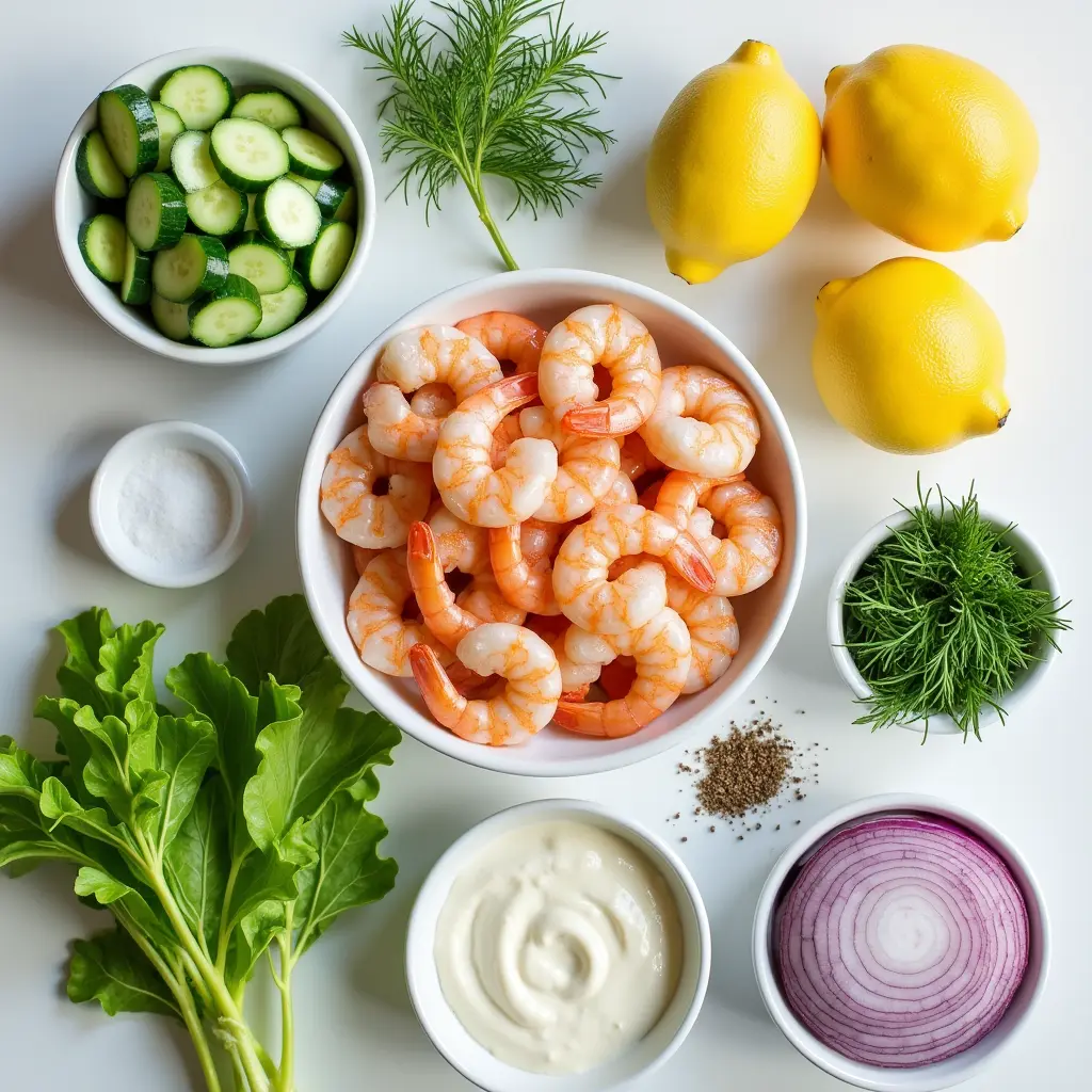 Cucumber Shrimp Salad