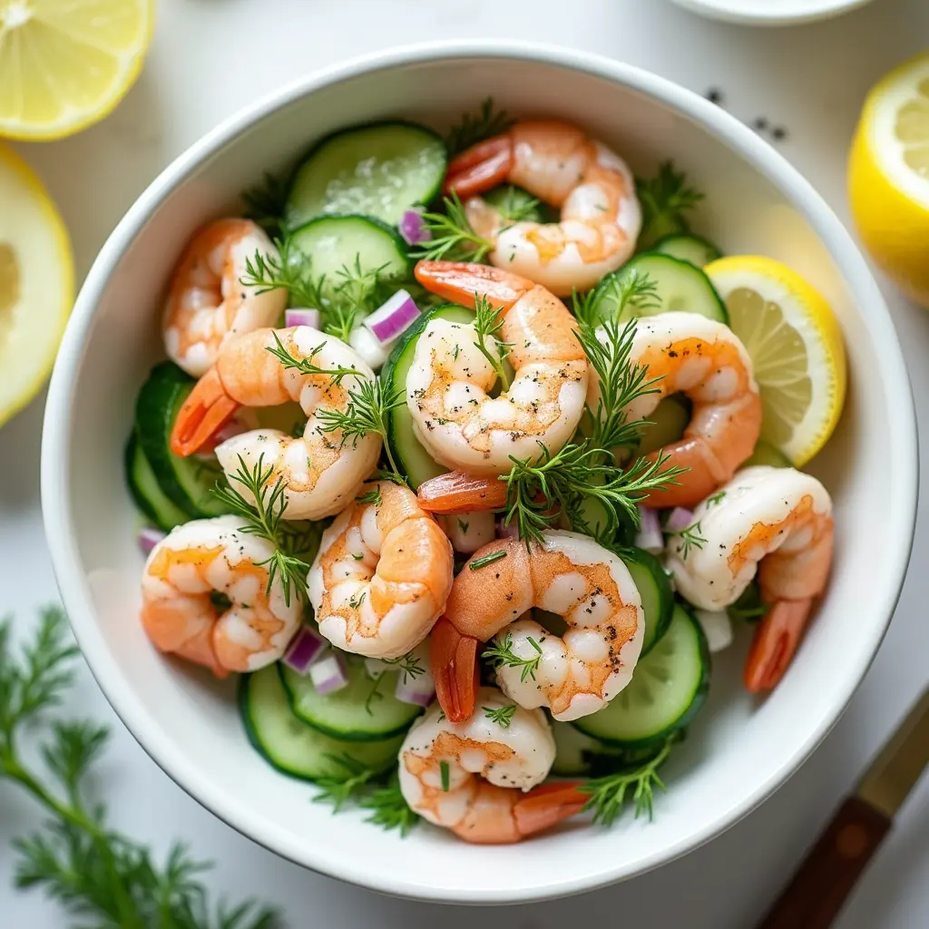 Cucumber Shrimp Salad