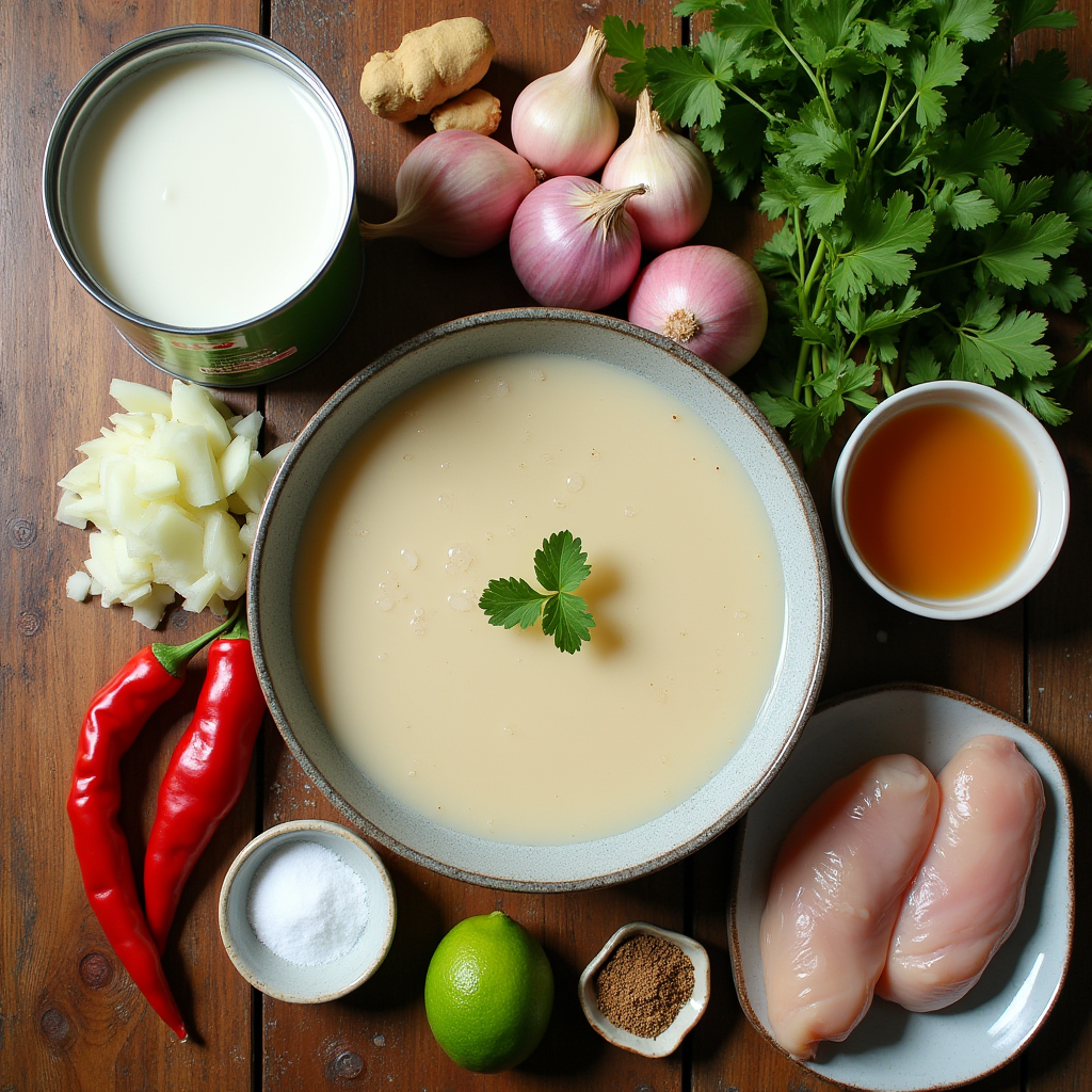 Thai Coconut Chicken Soup