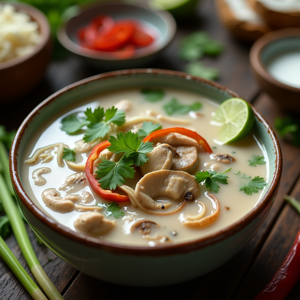 Thai Coconut Chicken Soup